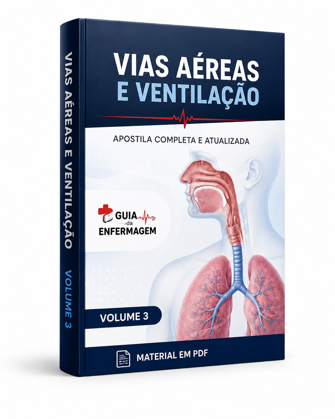 Apostila Vias Aéreas e Ventilação - Volume 3 - Guia Enfermagem