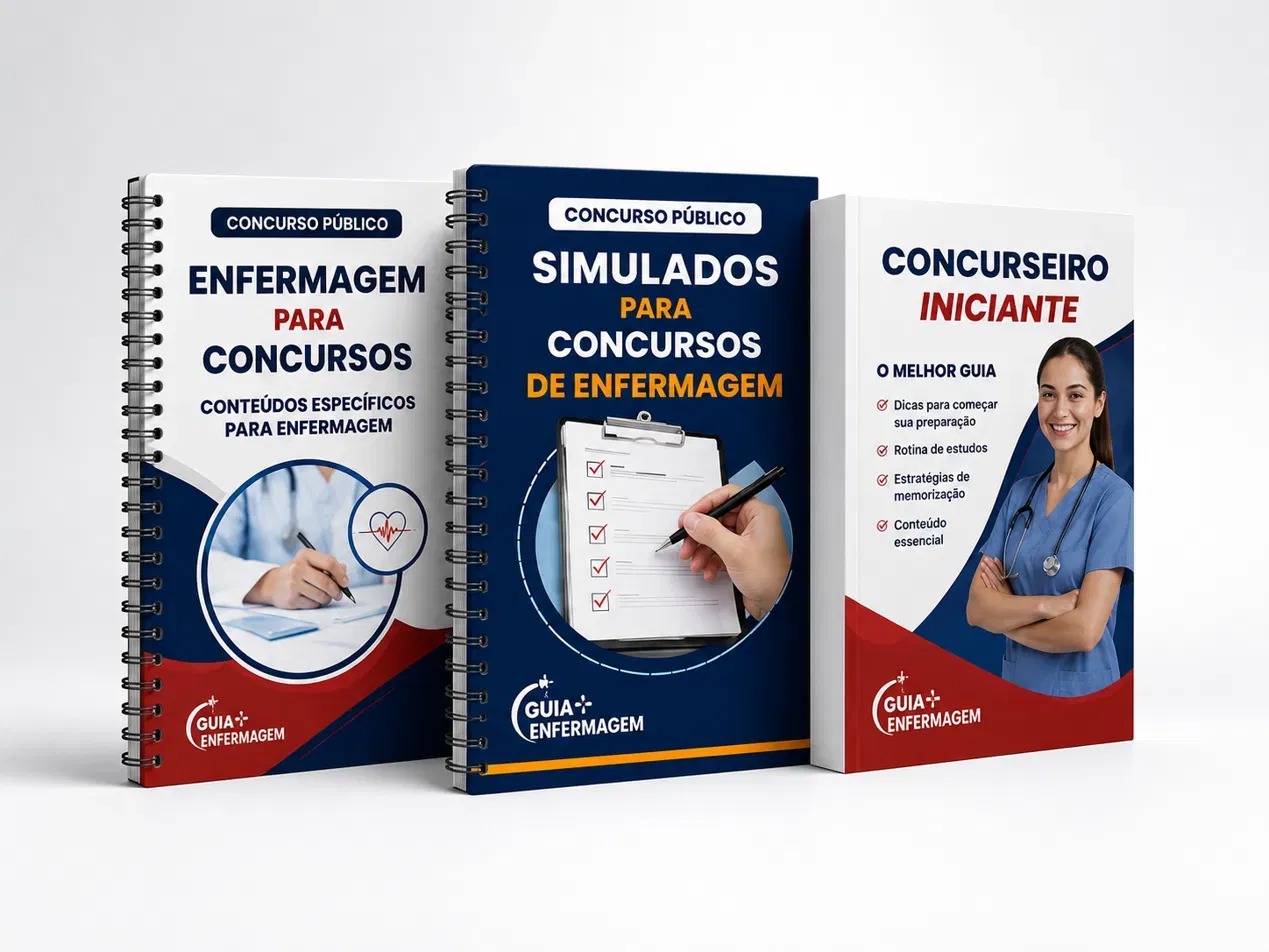 Materiais do curso Enfermagem para Concursos